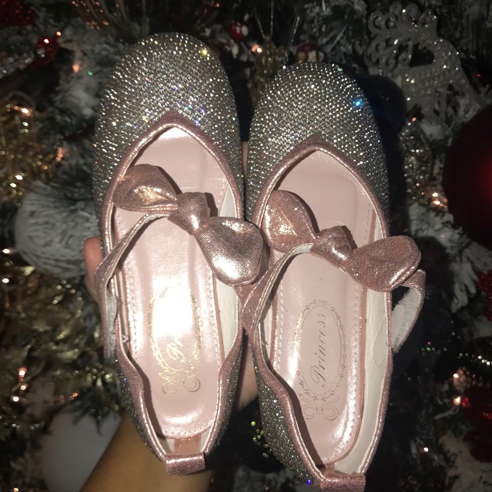 Princess gold crystal flat - Picture 3 of 9